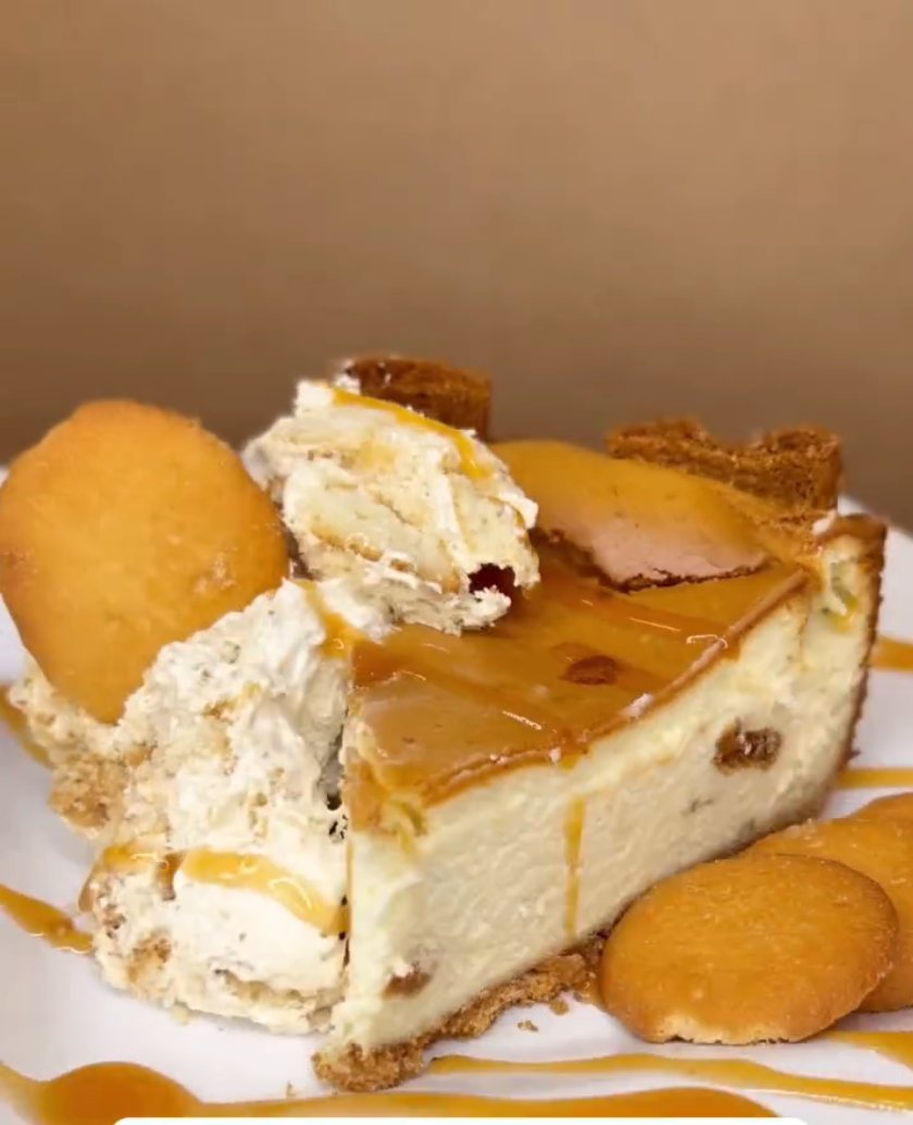 Layered dessert slice